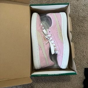 Puma Pink Suede Jr